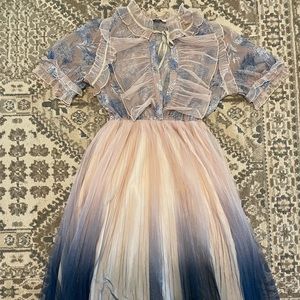 BNWOT Chicwish Ombre Gradient Dress